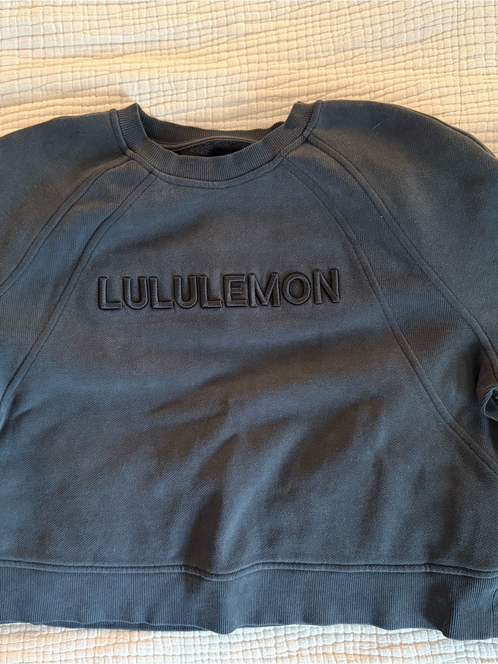 lululemon athletica Men’s Crewneck Sweater - Charcoal Gray